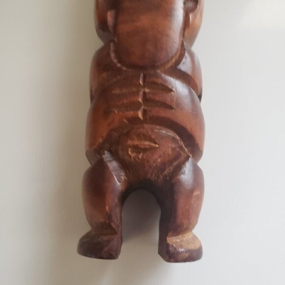 hand Carved Wooden Statue, 6" tall - Picture 13 of 14